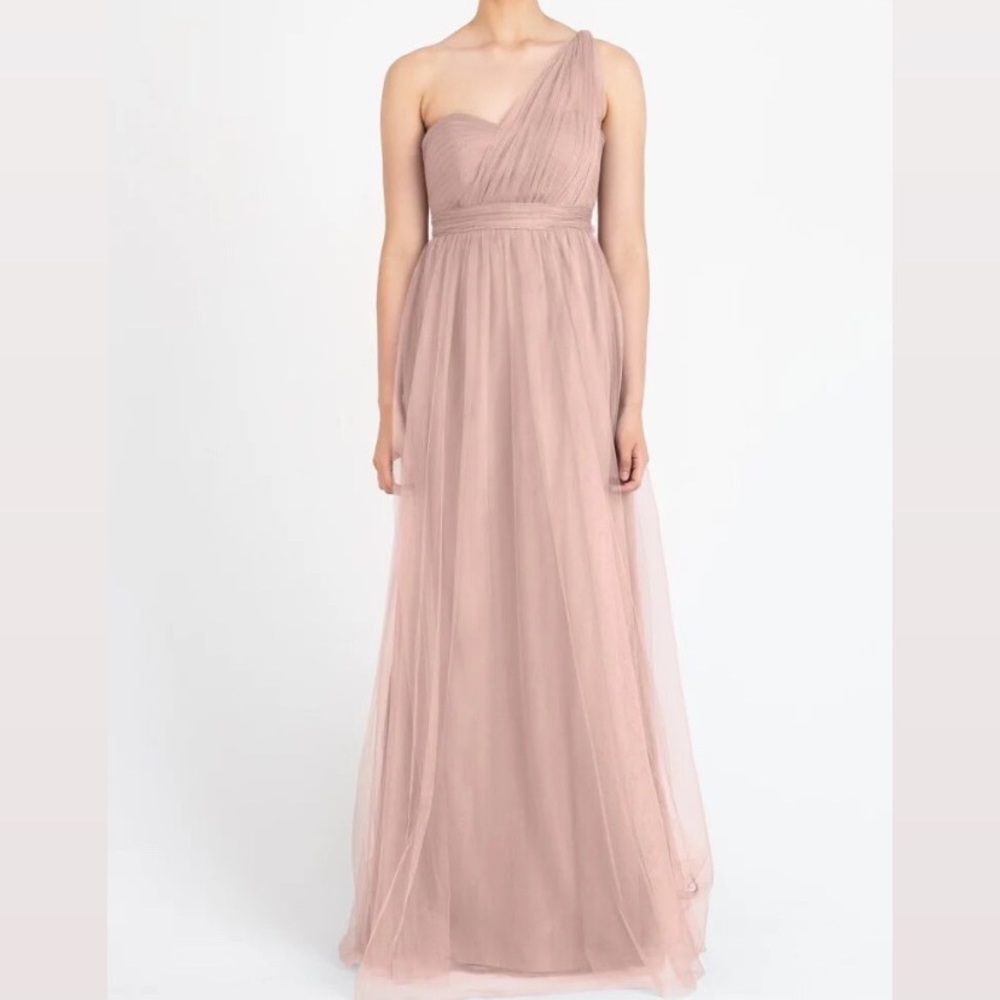 Jenny Yoo JULIA Whipped Apricot Tulle Bridesmaid Dress - CONVERTIBLE STRAPS